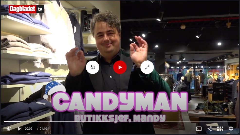 «Mr. Candyman» fra MANDY: - Slik holder du talen - Mandy