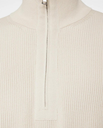 J.Lindeberg Alex Half Zip Knitted Sweater - Mandy