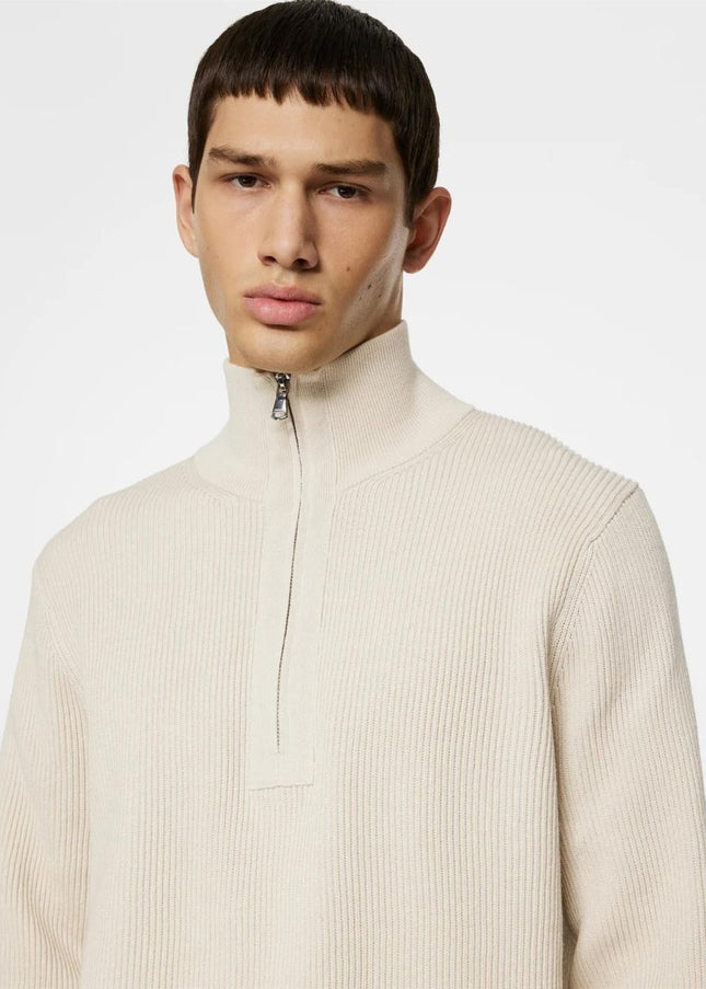 J.Lindeberg Alex Half Zip Knitted Sweater - Mandy