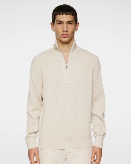 J.Lindeberg Alex Half Zip Knitted Sweater - Mandy