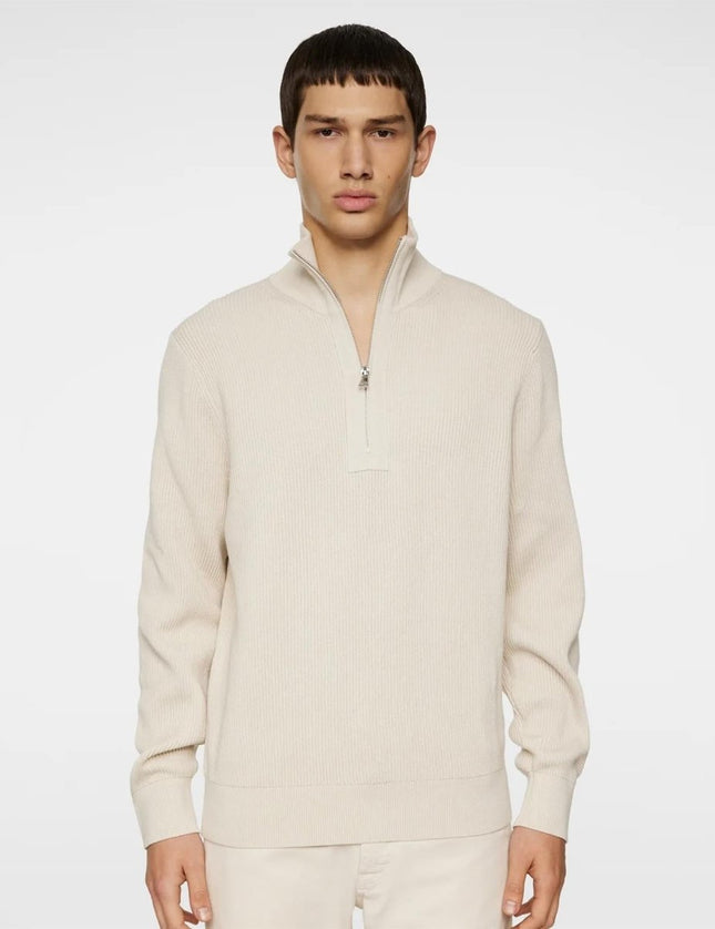 J.Lindeberg Alex Half Zip Knitted Sweater - Mandy