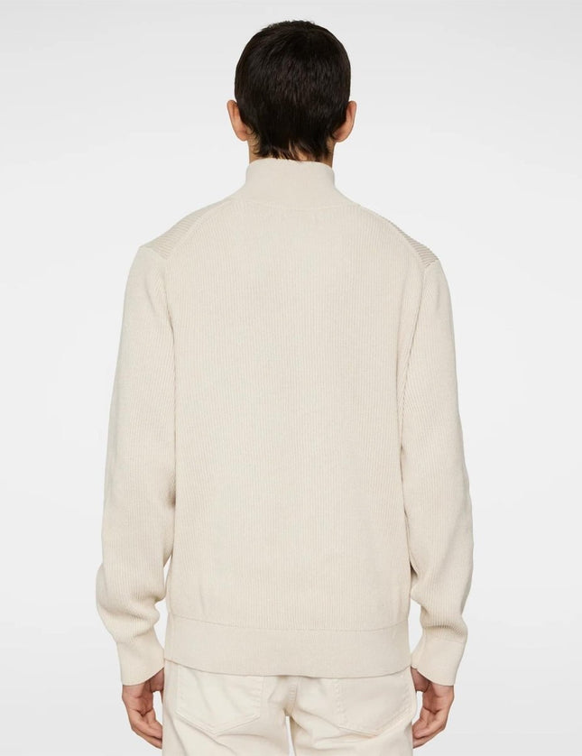 J.Lindeberg Alex Half Zip Knitted Sweater - Mandy