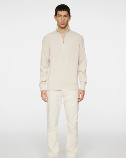 J.Lindeberg Alex Half Zip Knitted Sweater - Mandy