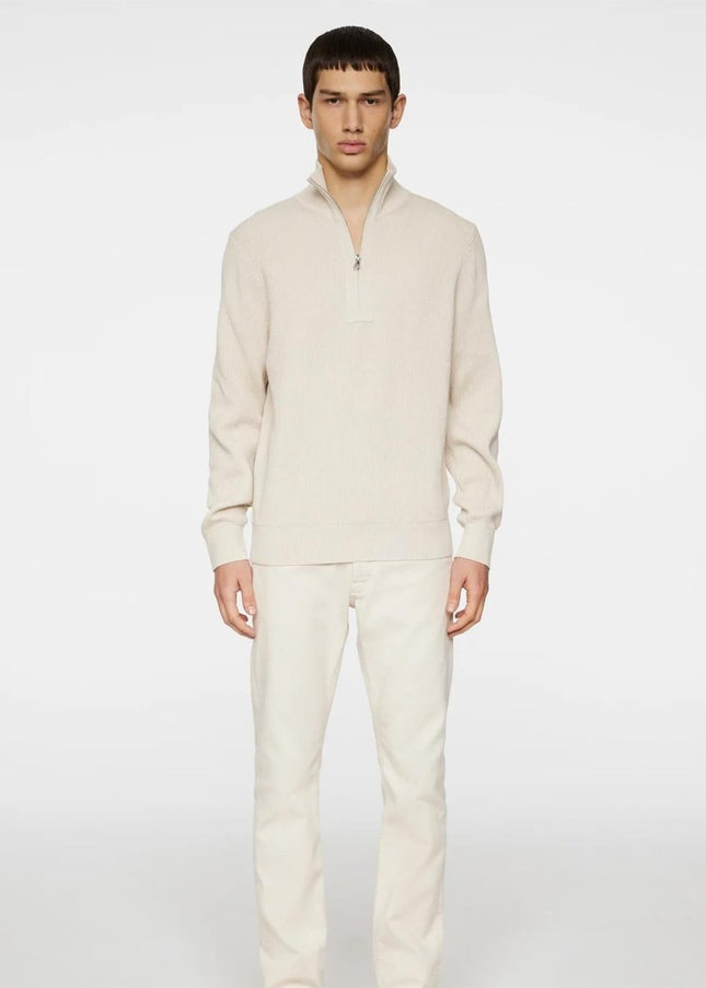 J.Lindeberg Alex Half Zip Knitted Sweater - Mandy