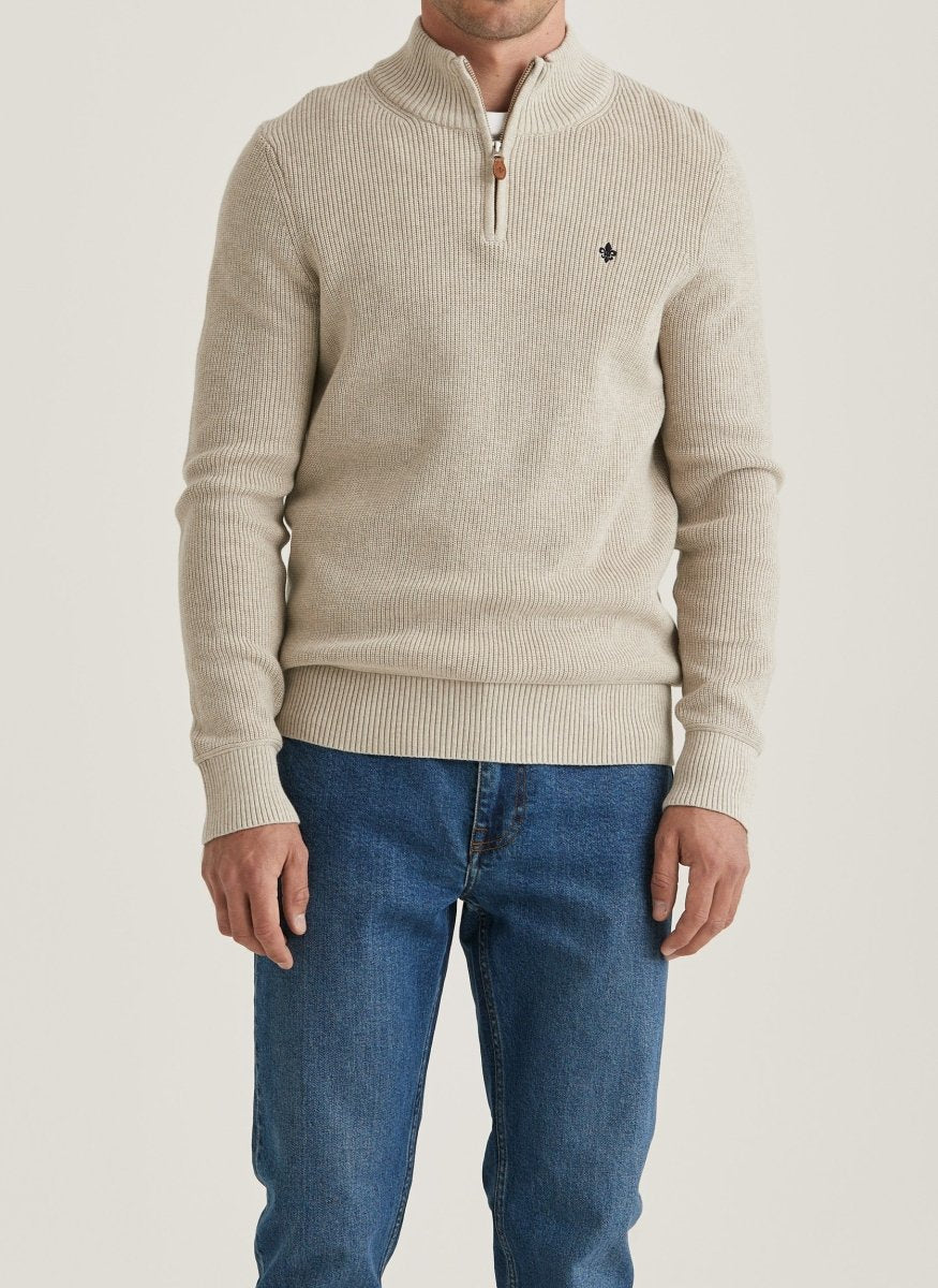 Morris Stockholm Bernard half zip - Mandy