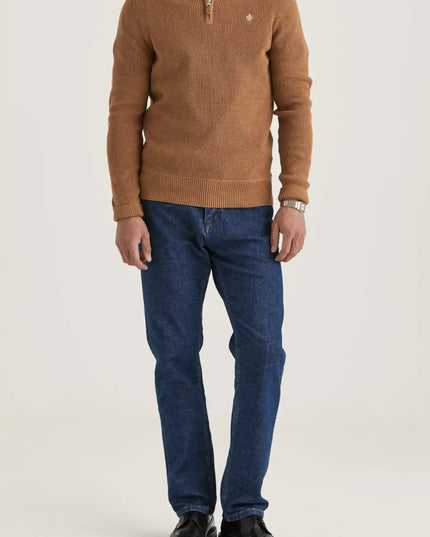 Morris Stockholm Bernard half zip - Mandy