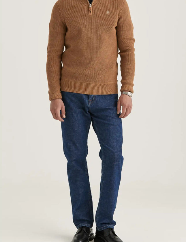 Morris Stockholm Bernard half zip - Mandy