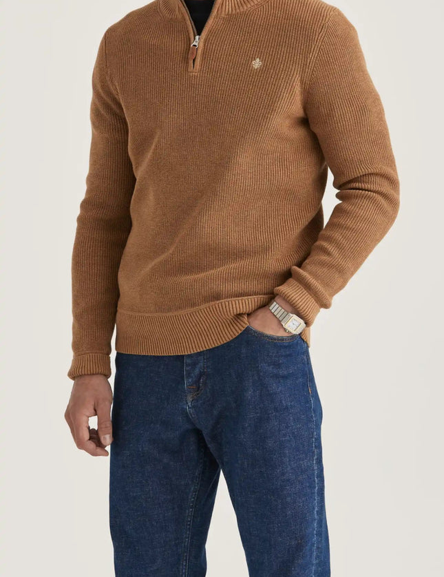 Morris Stockholm Bernard half zip - Mandy