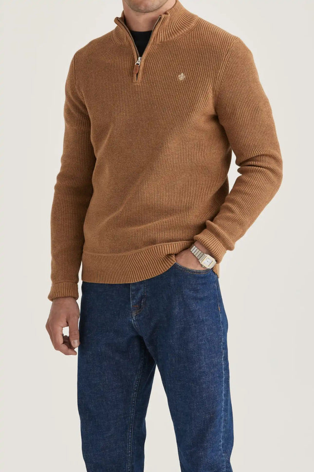 Morris Stockholm Bernard half zip - Mandy