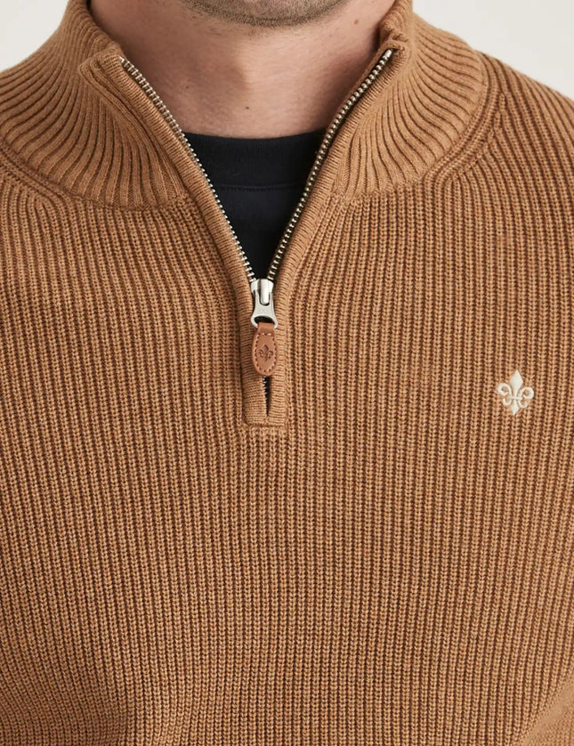 Morris Stockholm Bernard half zip - Mandy