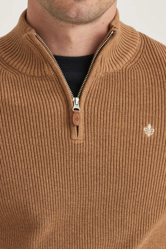 Morris Stockholm Bernard half zip - Mandy