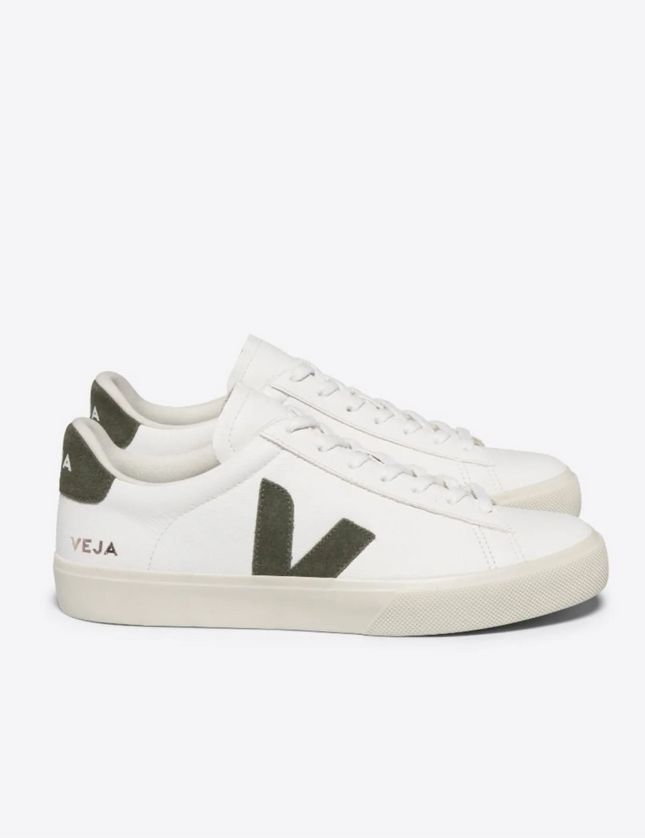 Veja Campo Leather White Kaki - Mandy