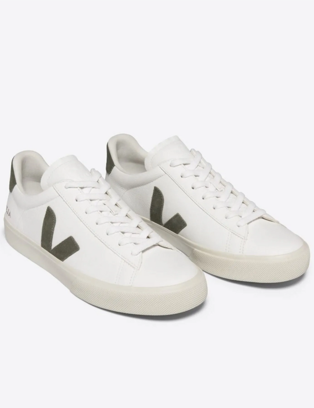 Veja Campo Leather White Kaki - Mandy