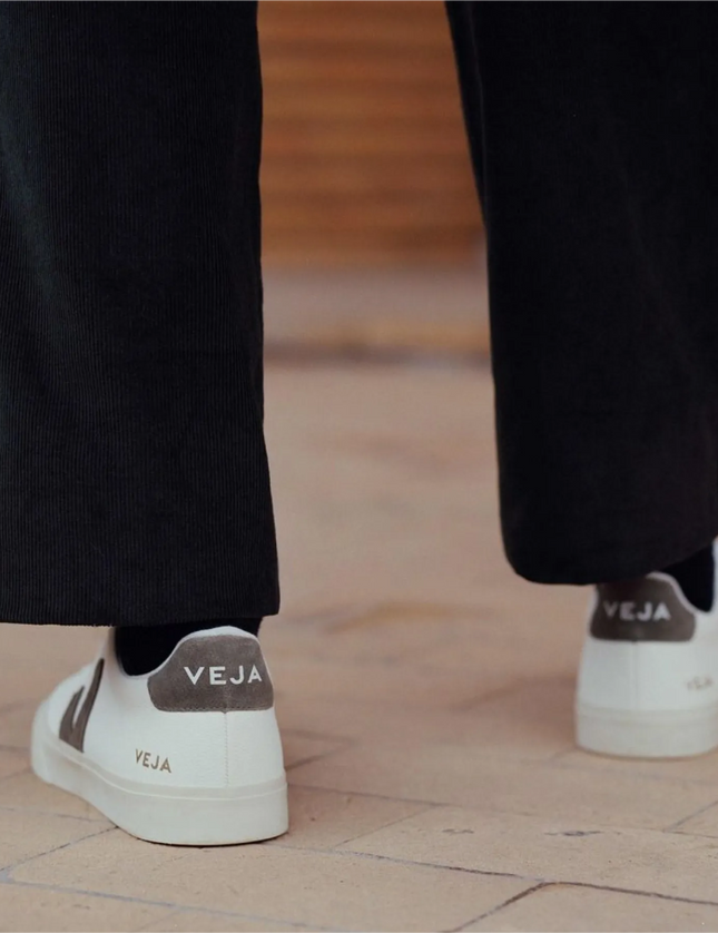 Veja Campo Leather White Kaki - Mandy