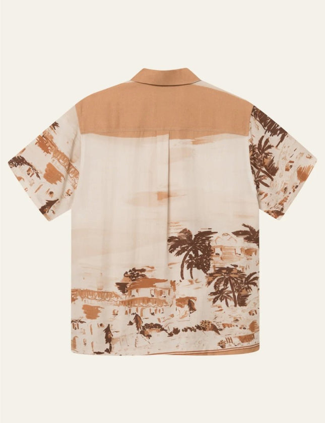 Les Deux Coastal aop ss shirt - Mandy