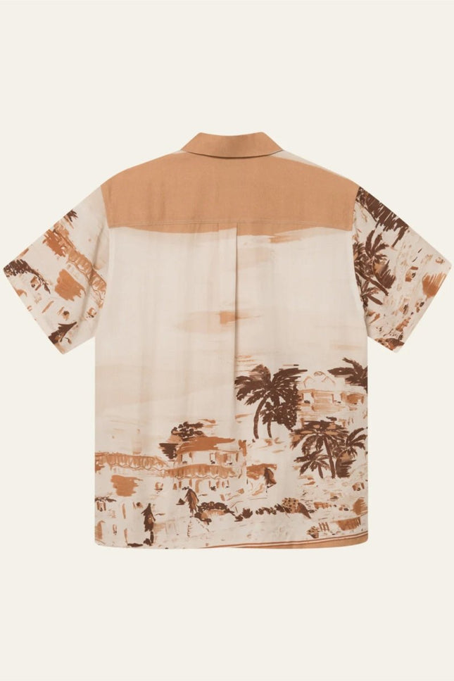 Les Deux Coastal aop ss shirt - Mandy