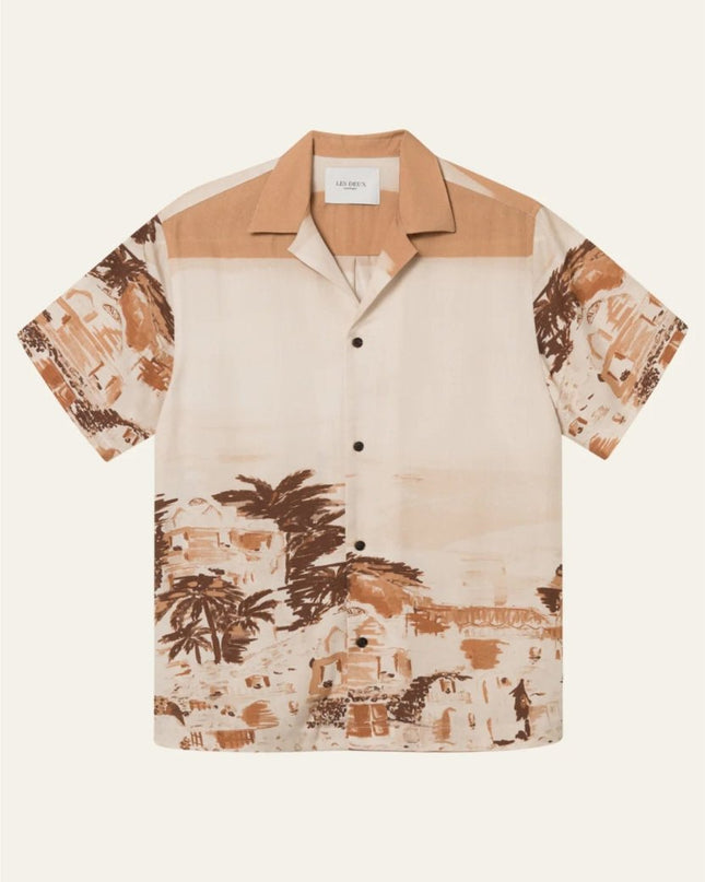 Les Deux Coastal aop ss shirt - Mandy