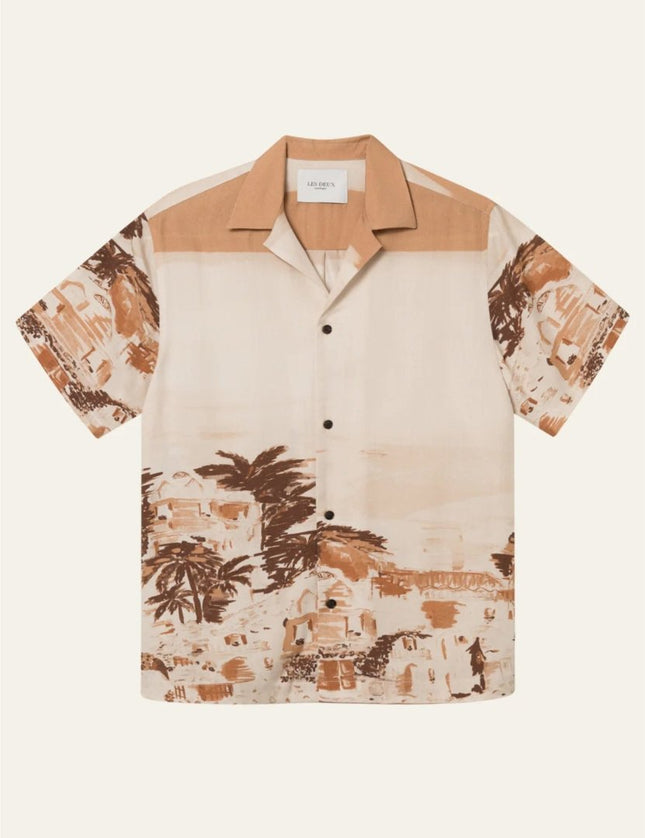 Les Deux Coastal aop ss shirt - Mandy