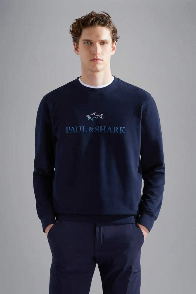 Paul & Shark Cotton Sweatshirt with printed - Mandy