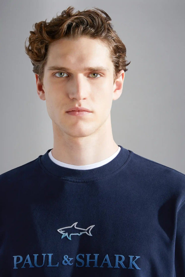 Paul & Shark Cotton Sweatshirt with printed - Mandy