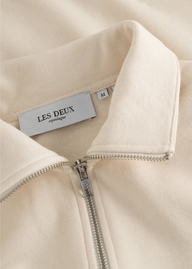 Les Deux Crew Half - Zip Sweatshirt - Mandy