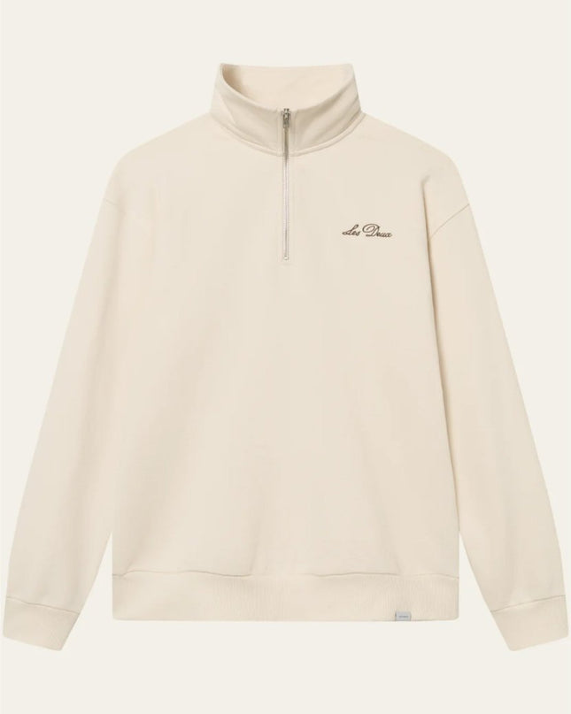 Les Deux Crew Half - Zip Sweatshirt - Mandy