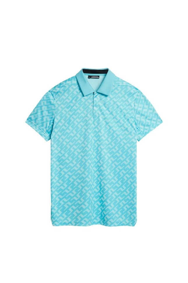 J.Lindeberg Dario Print Regular Fit Polo - Mandy