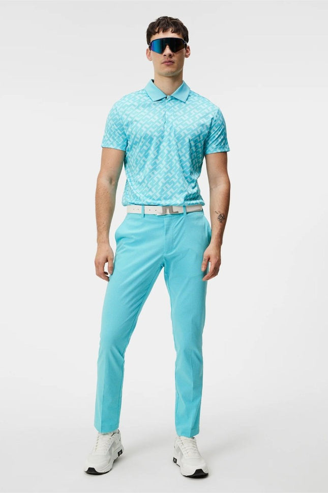 J.Lindeberg Dario Print Regular Fit Polo - Mandy