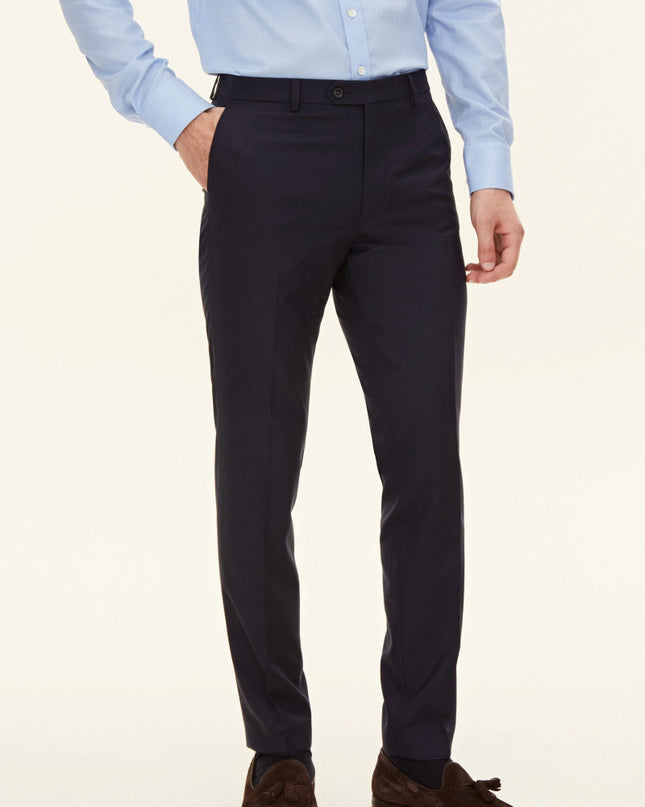 Oscar Jacobson Denz Slim Fit Microstructure Trousers - Dressbukse - Mandy