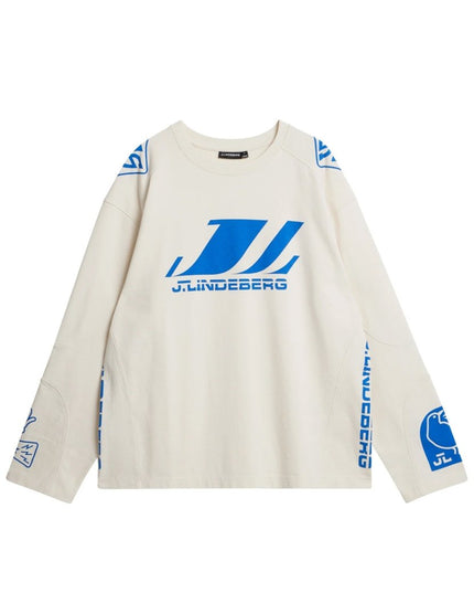 J.Lindeberg Derk Longsleeve Moto Tee - Mandy