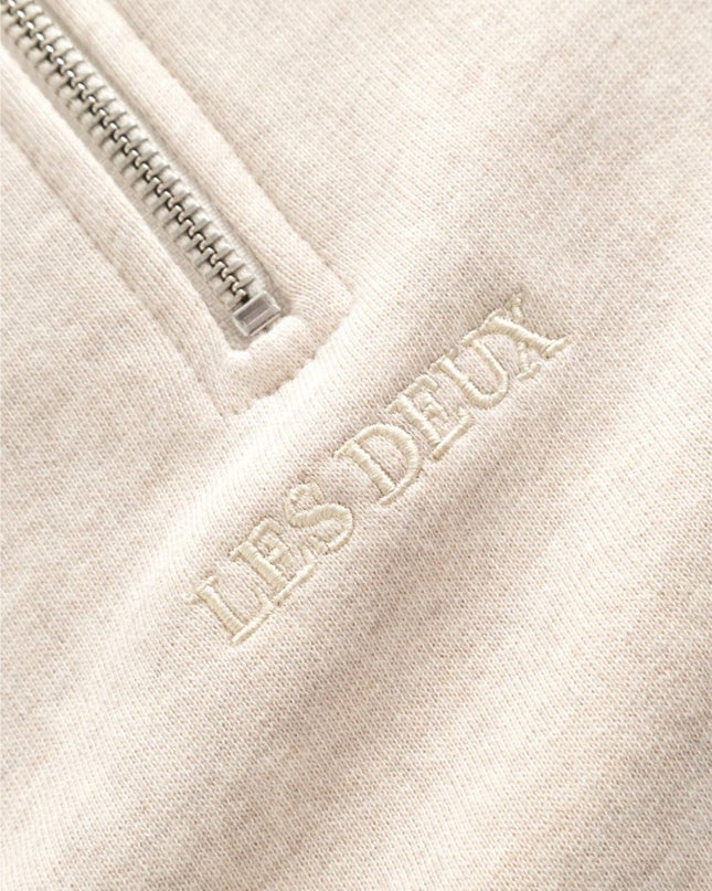 Les Deux Dexter Half - Zip Sweatshirt - Mandy