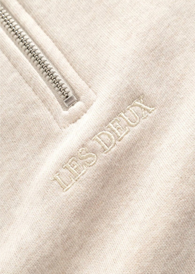 Les Deux Dexter Half - Zip Sweatshirt - Mandy