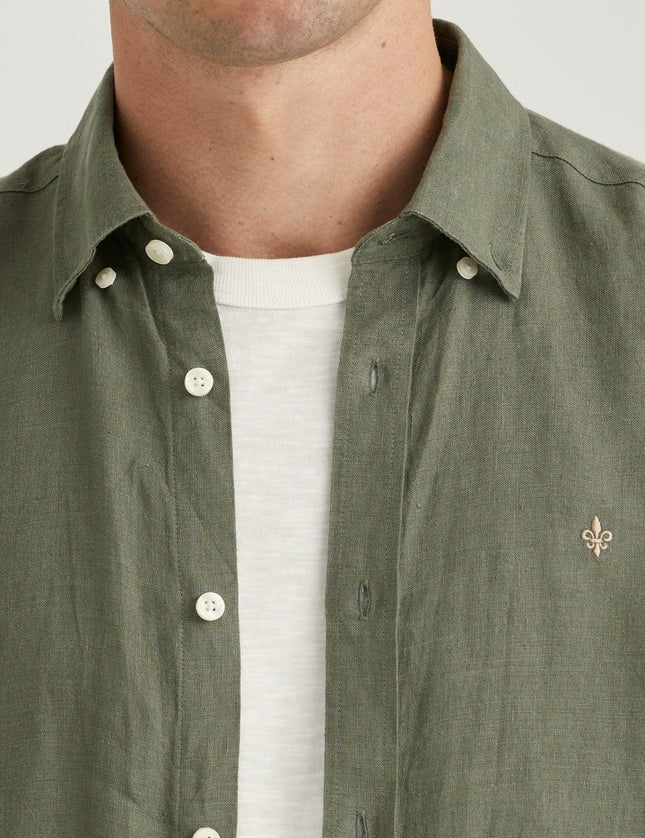 Morris Stockholm Douglas Linen Shirt - Mandy