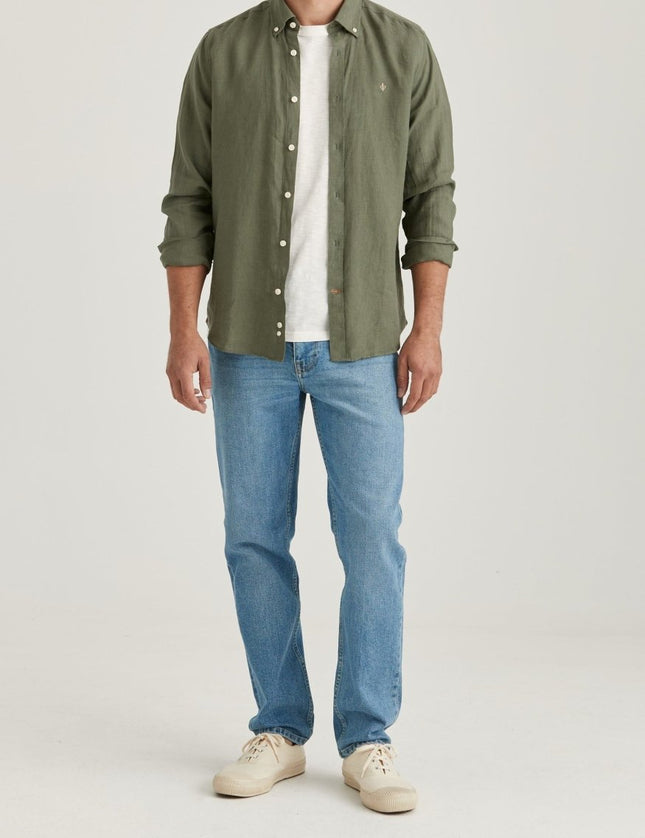 Morris Stockholm Douglas Linen Shirt - Mandy