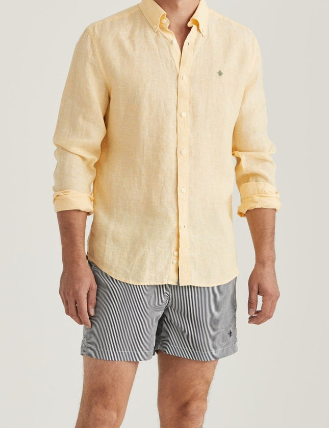 Morris Stockholm Douglas Linen Shirt - Mandy