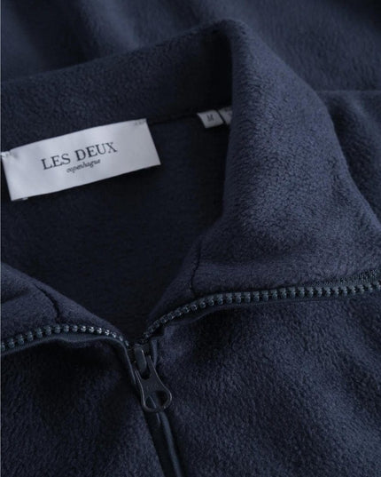 Les Deux Duke fleece halfzip sweatshirt - Mandy