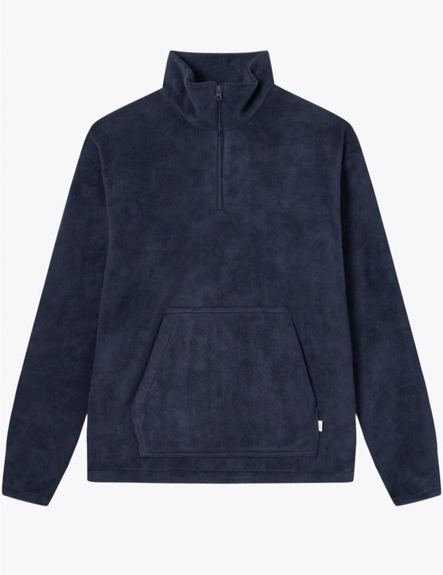 Les Deux Duke fleece halfzip sweatshirt - Mandy