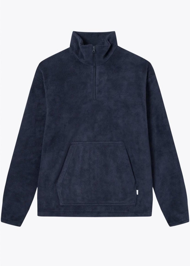 Les Deux Duke fleece halfzip sweatshirt - Mandy