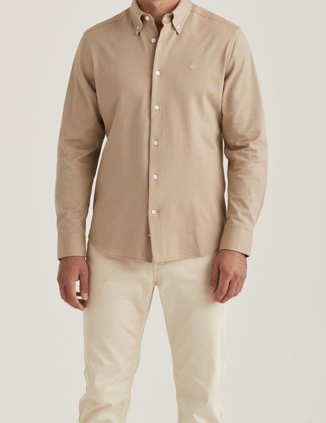 Morris Stockholm Eddie Pique Shirt - Mandy