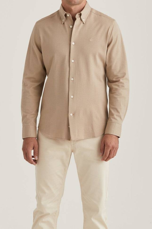 Morris Stockholm Eddie Pique Shirt - Mandy