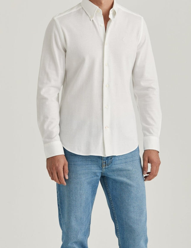 Morris Stockholm Eddie pique shirt - Mandy