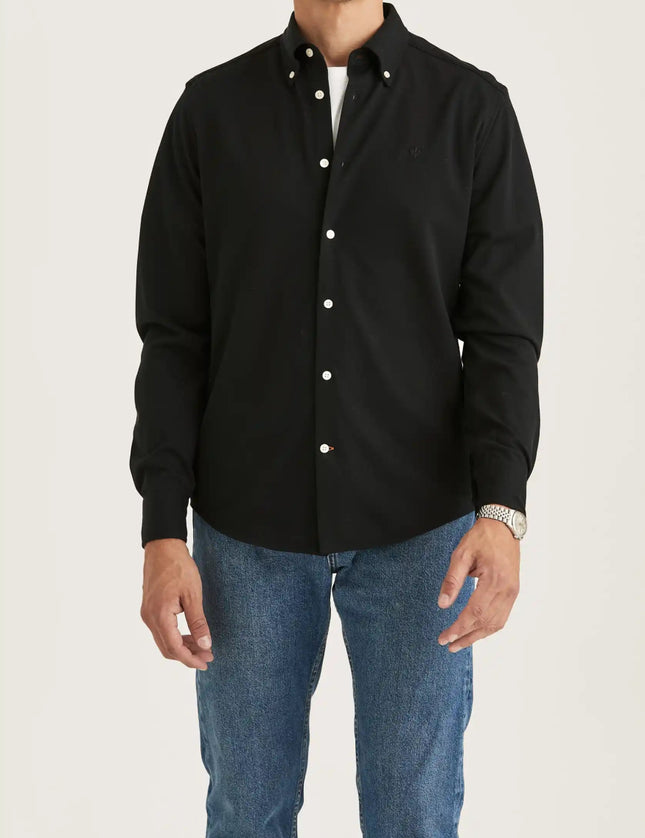 Morris Stockholm Eddie Pique Shirt - Mandy