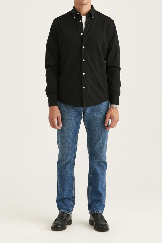 Morris Stockholm Eddie Pique Shirt - Mandy