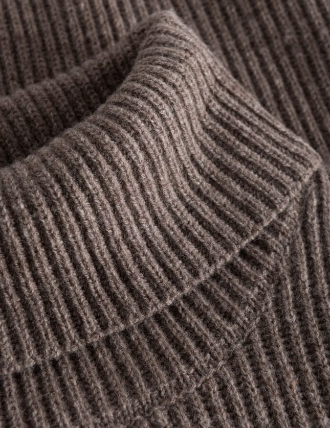 Les Deux Eddie Wool Rib Rollneck - Mandy