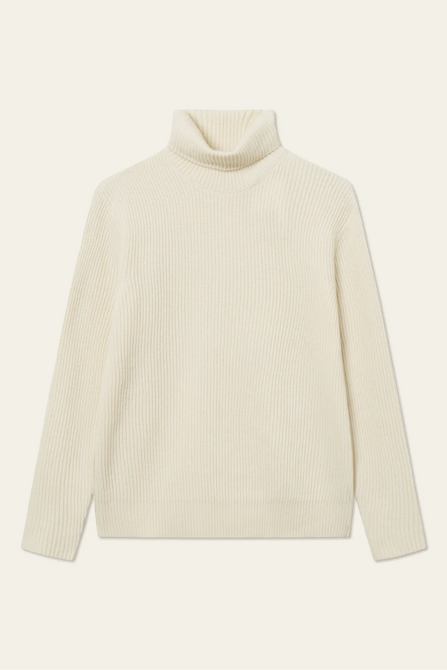 Les Deux Eddie Wool Rib Rollneck - Mandy