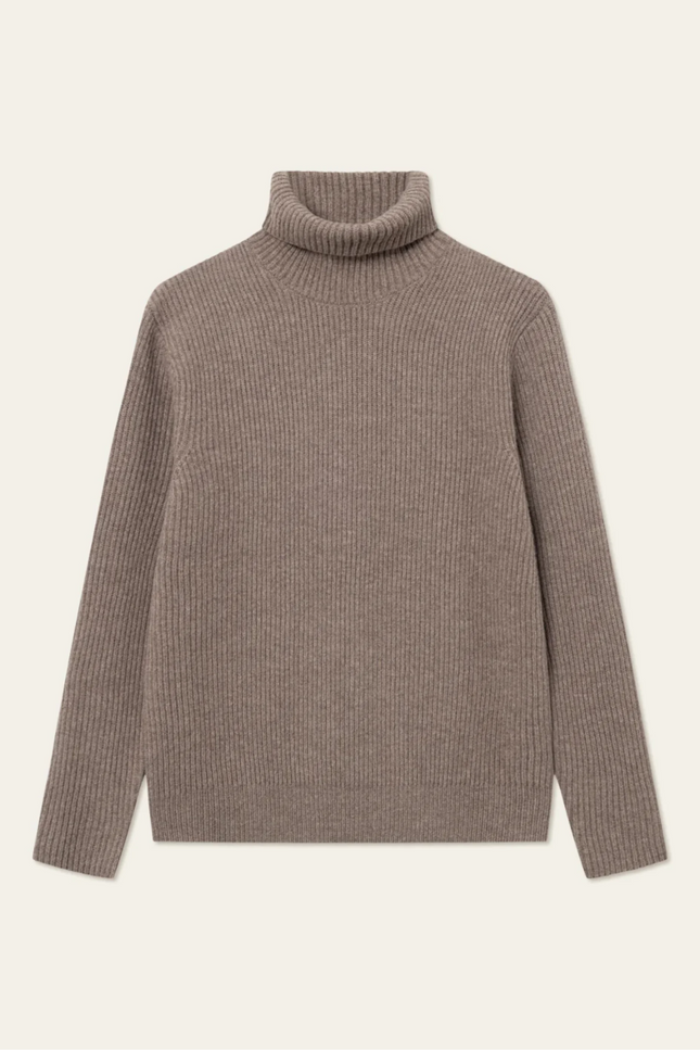 Les Deux Eddie Wool Rib Rollneck - Mandy