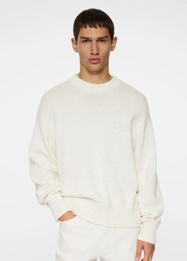 J.Lindeberg Eddy Cotton Wool Crew Neck - Mandy