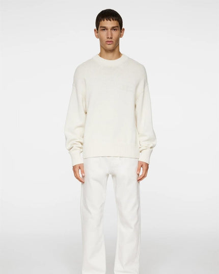 J.Lindeberg Eddy Cotton Wool Crew Neck - Mandy