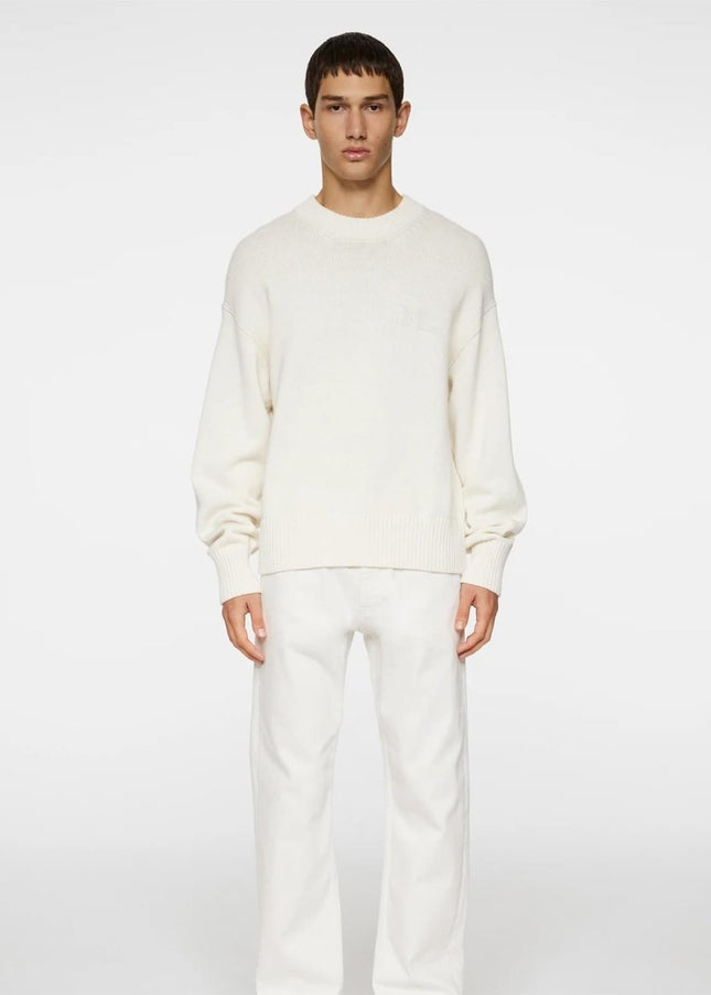 J.Lindeberg Eddy Cotton Wool Crew Neck - Mandy