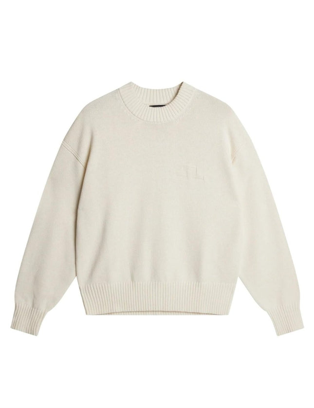 J.Lindeberg Eddy Cotton Wool Crew Neck - Mandy